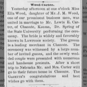 The Lawrence Daily Gazette (Lawrence, Kansas) 15 Oct 1885, Thu