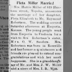 Fleet Miller married