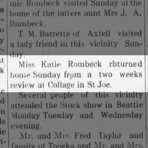 Rombeck_Katie_Home City Journal_1914