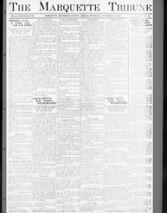 Marquette Tribune Sep 04 -1924 - Arthur Patrick