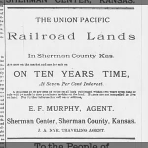 Murphy, Nye, Railroad Lands