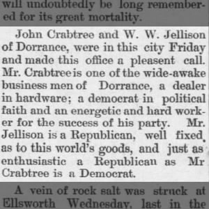 JA Crabtree: Democrat