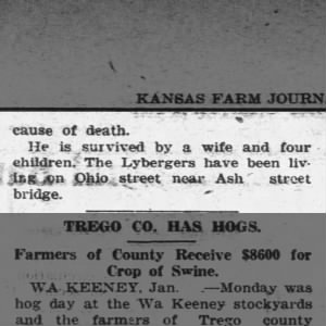 Charles Lyberger death part 2 Western Kansas Journal
