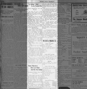 #2 - Det. Ballard - Wichita Daily Stockman - Wednesday - July 21, 1920 -