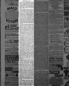 Lightning Photographs - Roscoe Tribune (Kansas) - Fri 27 Aug 1880
