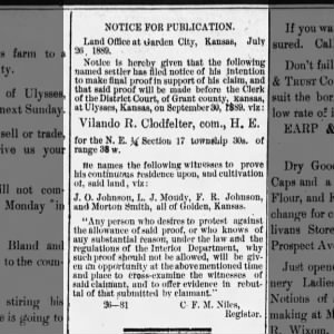 Golden Gazette (Golden, Kansas) Fri Aug 2 1889 page 4