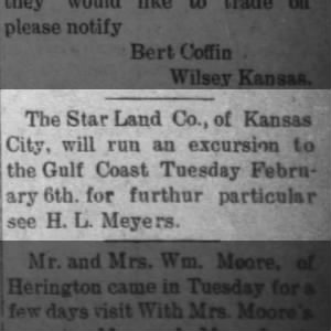 The Wilsey Warbler Wilsey, Kansas · Thursday, February 01, 1912 Excursion