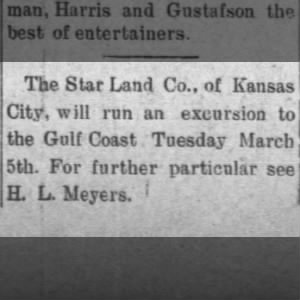 The Wilsey Warbler Wilsey, Kansas · Thursday, February 29, 1912 Excursion