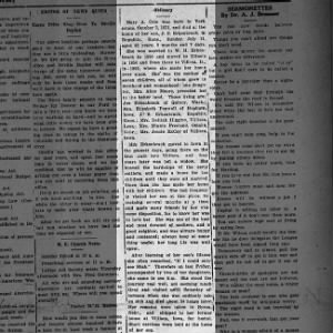 Mary Cole Erkenbrack Obituary
Republic City News
Thu, Jul 15, 1920 ·Page 1