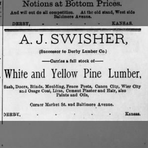1892 Swisher lumber_Mimeogram
