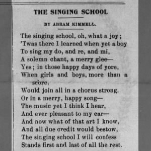 kimmell singing school poem westernschnewsKCK01nov1897