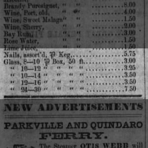 11-07-1857_nails and window glass prices at the Quindaro Market