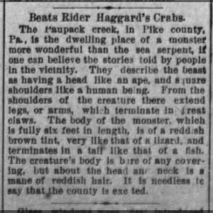 1888-11-23 Beats Rider Haggard's crabs

The Montezuma Chief (Montezuma, KS), p. 4