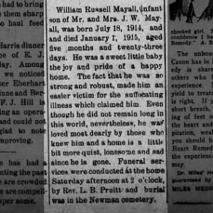 William Russell Mayall death
