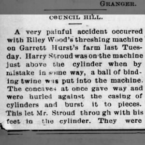 Hurst, Garrett - farm accident