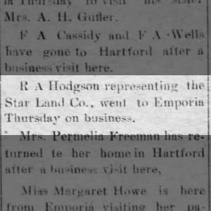 Burlington Independent Burlington, Kansas · Friday, November 08, 1912 People You Know