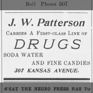 Patterson drug store ad