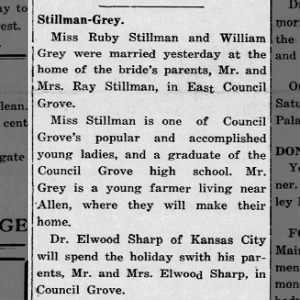 Marriage of Stillman / Grey