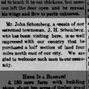 John Schomberg Purchases Property in Colby,Kansas