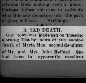 A sad death (pt. 1)