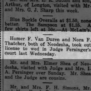 Van Duren/Thatcher Mg License
The Citizen
Wed, Oct 05, 1921 ·Page 5