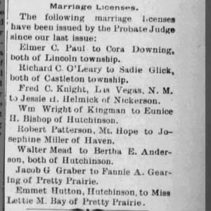 Marriage of Patterson / Miller