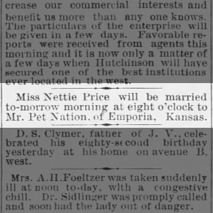 Nettie Price to Marry Pet Nation