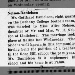 Marriage of Danielson / Nelson