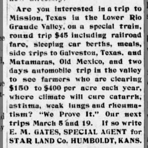 The Gridley Light Gridley, Kansas · Friday, March 01, 1912 Local Lingo