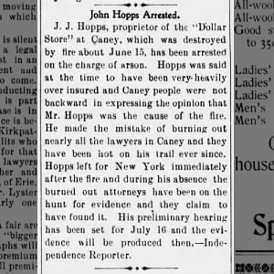 John Hopps arrested