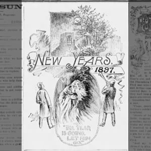 1896.12.25 Sun, Glasco, KS, NEW YEAR'S 1897 SKETCH