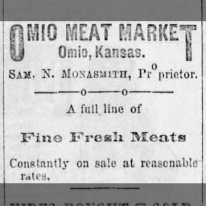 Samuel N. Monasmith - Omio Meat Market