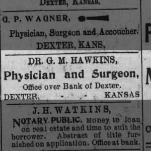 Dr. Hawkns Ad
