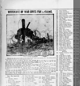 Mullinville News 26 Sep 1918 List of those registered for draft Harlan Hartley Burns- number 179 