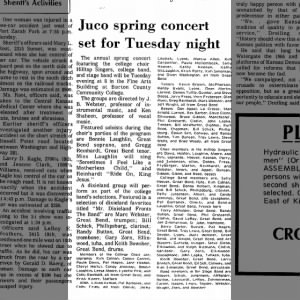 Juco Concert 4-29-74