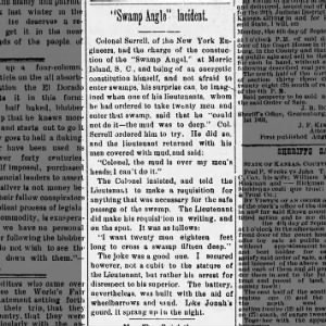 Swamp Angel incident 1893