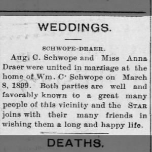 Schwope-Draer wedding