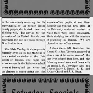 The Weekly Echo
Woodston, Kansas · Thursday, January 31, 1907