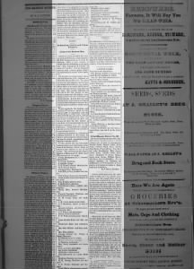 The Canton Mirror article about Canton February 12 1881