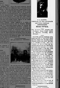 Kesl Ward marriage
The Cuba Advocate
Cuba, Kansas
23 Mar 1900, Fri · Page 4