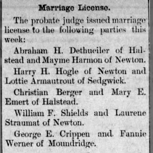Marriage of Crippen / Werner