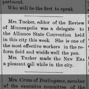 Dec. 1893 Eva Corning compliments Charlotte Tucker