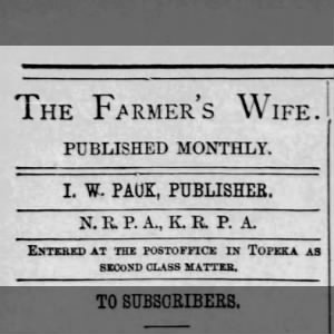 The Farmer's Wife, January 1, 1893