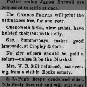 1887.7.11 Croley & Co lemonade