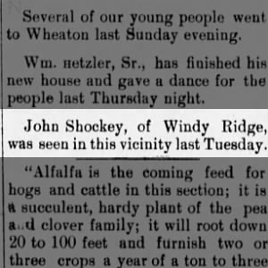 John Shockey - Windy Ridge