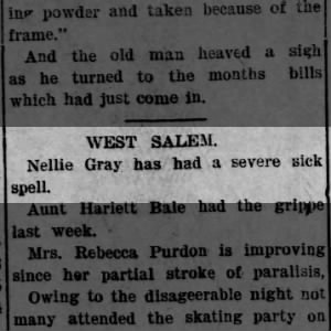 Nellie Gray Severely Sick