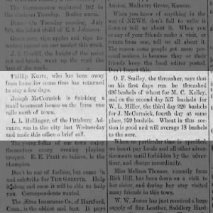The Mulberry Grove Gazette
10 Jul 1886, Sat · Page 1

