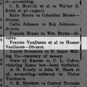 Frances VanDusen ve Homer VanDusen
Elk City Sun
Fri, Jan 11, 1924 ·Page 8