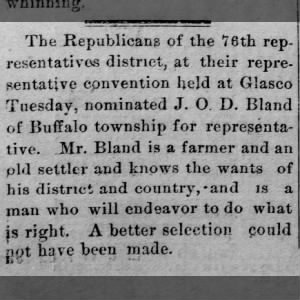 J. O. D. Bland gets Republican nomination for state representative 