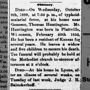 Obituary for Huntington OMtuary